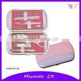 Plastic Handle of Nail Tools in Manicure Box