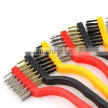 Copper / Iron / Nylon Wire Gas Stove Cleaning Brush For Boiler Cleaning Rust Easy to Use With Plastic Handle thumbnail-3