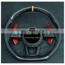 Carbon Fiber Steering Wheel for Audi A1 S1 A3 S3 A4 S4 A5 S5 A6 S6 A7 S7 A8 S8 Car Modification Steering Wheel thumbnail-2