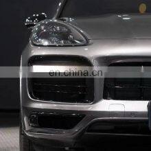 Runde For 18-21 Porsche Cayenne Upgrade Sports Body Kit Front Rear Bumper Wheel Eyebrow Front Lip Rear Diffuser Spoiler thumbnail-2