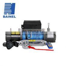 12000lbs Electric Winch 12V 4WD Winch Water Resistant Synthetic Rope Heavy Duty Remote thumbnail-1