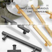 Solid Furniture Modern Cabinet Cupboard Handle Knob Gold Handles Metal Kitchen Cabinet Handle thumbnail-5