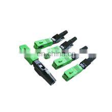 FTTH Optical Fiber Quick Connector Fiber Optic 55mm 60mm Fast Connector APC Upc Optic Fiber Connector