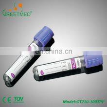 Glass PET Disposable Rubber Stopper Sample Vacuum Non Vacuum Blood Collection Tube thumbnail-5