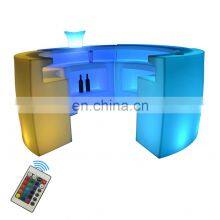 High Top Table Glow Led Bar Counter Event Hire Party Drink Rack Led Cocktail Table Hookah Room Plastic Glow Wine Rack 16 Colors