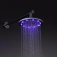 Shower Set With 12inch Round Shower Head Showr Arm 304 Stainless Steel LED Showerhead thumbnail-2