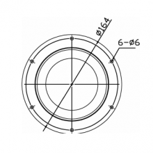 Strongly Promotion 1/2” Pericentric 360° Degree Outer View Top + Side Inspection Same Time Outwall Surface Multi-angle Imaging FA Lenses Automation Round View Industrial Inspection Camera Lens thumbnail-5