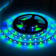 DC 12V 60 Leds/M LC8808B 5050 RGB 60 Pixel MultiColor Indoor Decor Ambient Digital Rgb Led Strip Various Effect Ws2815 Led Strip thumbnail-5