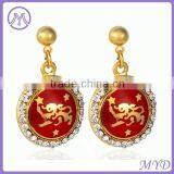 Drop Pendant Earrings Enamel Jewelry Earrings thumbnail-1