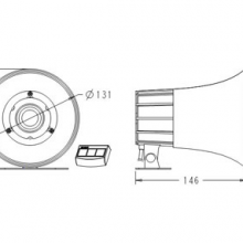 Electronic Horn/car Alarm/ Siren/speaker/Three Notes（Wechat:13510231336） thumbnail-2