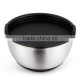 Stainless Steel Salad Bowl Egg Bowl With Silicone Buttom 16-28cm thumbnail-2