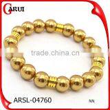 New Gold Chain Design for Men Wristband Cat's Eye Opal Beads Bracelet Bangle thumbnail-4