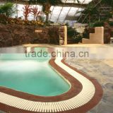 vinyl gutter pool drain garate flexible and adaptive to straight line and curve line