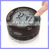 Portable Mini Waterproof Wireless Shower LCD Bluetooth Speaker With Touch Screen Temperature and Humidity Diaplay Screen