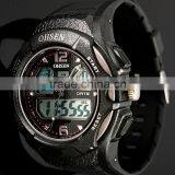 Hot Sell Men's Rubber Strap Black Analog Digital Silicone Sport Boy's Watch WS080/081 thumbnail-5
