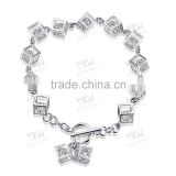 2016 latest design 925 sterling silver bracelet jewelry for girls                        
                                                                Most Popular