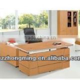 Orange Modern Office Reception Desk Office Desk Furniture Factory ED008