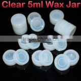 Non-stick 3ml capacity clear silicone bho container dab wax jars bho extraction