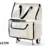 New Arrival two wheel handle shopping bag