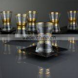 12 Pcs Glass Tea Set thumbnail-1