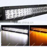 High Quality 120w Amber LED Light Bar 21.5" LED Work Light Bar Amber and White Car LED Driving Light Bars for ATU SUV