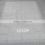Polyester White Tablelcoth With Lace thumbnail-3