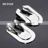 High Polished Stainless Steel Promotional Bulk Silver Color Blank Spring Metal Money Clip Wholesale