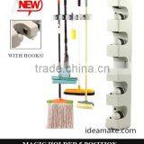 Magic Holder 5 Position Broom Organizer Broom Holder Cleaning Tools Organizer thumbnail-5