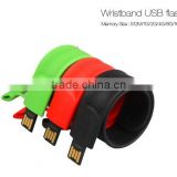 Silicon bracelet wristband USB flash disk Dong Guan