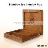 Square Bamboo Eyeshadow Case Bamboo Packaging