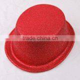 PVC Flat Top Hat With Glitter thumbnail-3