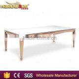 Triangle Gold Stainless Steel Wedding Tables Square MDF Wedding Tables Quality Choice thumbnail-2