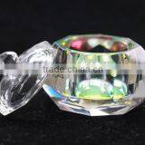 Crystal Glass Sugar Bowl With Lit for Sugar Stock Table Decoration thumbnail-2