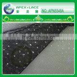 APN5548A-black Net With Shiny Sequin for Wedding Dress