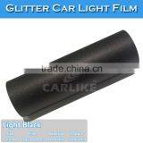 12"x394" New Arrival High Grade Glitter Light Black Car Headlight Wrap Film thumbnail-1