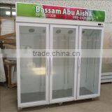 3 Glass Door Beverage Showcase With Compressor