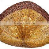 Decorative Rattan Wicker Lamps or Absorb Dome Light thumbnail-5