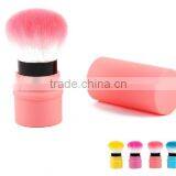 Colorful Retractable Round Hair Kabuki Brush thumbnail-3