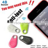 YZ2015 Hot Smart Tag Wireless Bluetooth Tracker Child Bag Wallet Key Finder GPS Locator 4 Colors itag anti-lost alarm