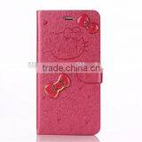 Nice Design Hello Kitty Wallet Leather Case For IPhone 5/5s thumbnail-3