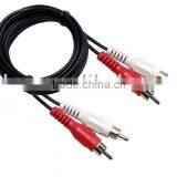 Audio Cable,2RCA Plugs to 2RCA Plugs