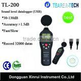 CE Approved Factory 30 to 130dB Sound Meters / Noise Meters / Sound Level Datalogger With Accuracy 1.5dB