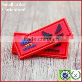 Private Indonesia Red Shield Shape Pvc Label for Suitcase Flannel Shirt thumbnail-6