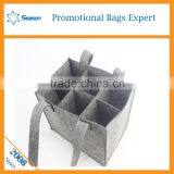 China Factory Direct Selling Portable Felt Wine Bag for 6 Bottles Supplier's Choice thumbnail-4