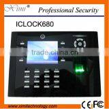 8000 Fingerprint User Standalone Access Control System TCP/IP Rfid Card Reader Iclock680 Biometric Fingerprint Time Attendance