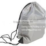Promotional Polyester Drawstring Bag, Eco Drawstring Bag Can be Customized, Drawstring Backpack Bag With Zipper