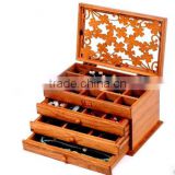 Luxury wood jewellery box for jewellery storage