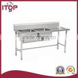 Assembly Double Sink With Table