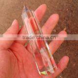 8sides Clear Quartz Rock Crystal Healing Single Point Wands thumbnail-3