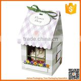 12 mini paper cupcake box with clear window